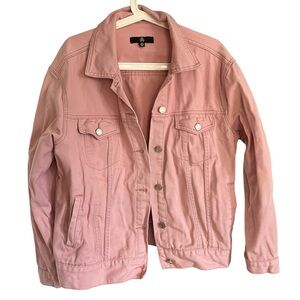 Missguided Pink Denim Jacket